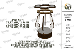 Egg Holder Laser Cut. Egg Stand. Easter Decor SVG Product Image 2