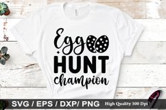 Egg hunt champion SVG - Easter Dog Design Product Image 1