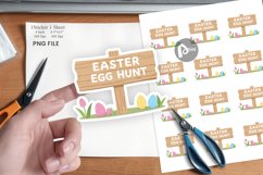 Egg Hunt Sign Sticker Product Image 1