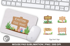 Mouse Pad Egg Hunt Sign Product Image 1