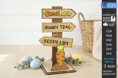 Easter Egg Hunt Sign Laser Cut | Outdoor Easter Sign Stakes Product Image 1