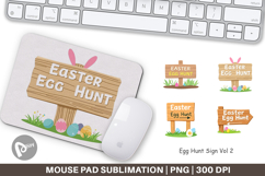 Mouse Pad Egg Hunt Sign Product Image 1