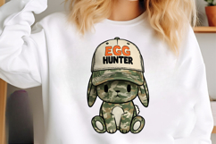 Egg Hunter Camo Easter Bunny PNG Product Image 3