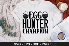 Egg hunter champion - Easter SVG Design Product Image 1