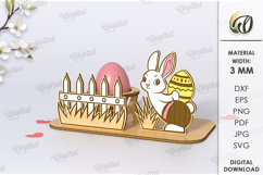 Easter Egg Stand Laser Cut Bundle. Egg Holders SVG Product Image 3