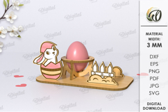 Easter Egg Stand Laser Cut Bundle. Egg Holders SVG Product Image 12