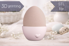 Bunny Easter Egg Holder stl, 3d printable home decor Product Image 2