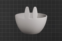 Bunny Easter Egg Holder stl, 3d printable home decor Product Image 4