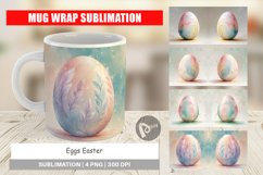 Mug Wrap Design Eggs Easter Product Image 1