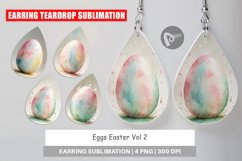 Earring Teardrop Eggs Easter Product Image 1