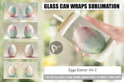 Glass Can Wraps Eggs Easter Product Image 1