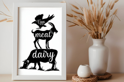 Eggs meat dairy SVG, Farmhouse SVG Design Bundle Product Image 1