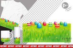 Eggs on Grass Clipart Product Image 1