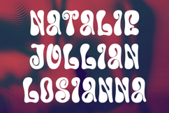 Egoole Psychedelic Display Font Product Image 4