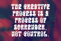 Egoole Psychedelic Display Font Product Image 6