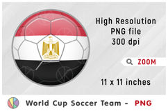 Egypt National Team Soccer Ball. World Cup 2026 Product Image 1