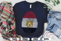 Egypt SVG | Egypt Flag Fingerprint | SVG PNG DXF EPS Product Image 1