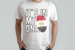 It's in my DNA Egypt Flag Fingerprint PNG Sublimation Product Image 2