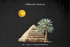 Watercolor Egypt clipart. Egyptian elements set 60 PNG Product Image 5