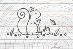 Squirrel Cutting file SVG DXF Product Image 1