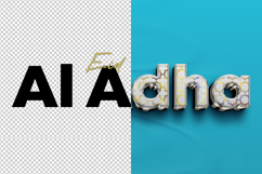 Eid al adha 3D editable text effect Product Image 2