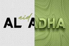 Eid al adha 3D editable text effect Product Image 2