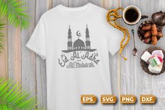 Eid al adha mubarak quotes SVG | Eid al adha al mubarak SVG Product Image 1