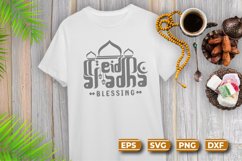 Eid al adha mubarak quotes SVG | Eid al adha blessing svg Product Image 1