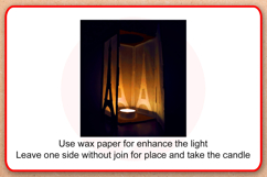 Laser cut SVG Eiffel Tower candle holder template Product Image 4