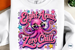 Eight Arms Zero Chill Octopus PNG Product Image 1
