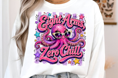 Eight Arms Zero Chill Octopus PNG Product Image 2