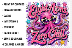 Eight Arms Zero Chill Octopus PNG Product Image 3