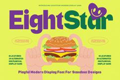 EightStar - Playful Modern Display Sans Product Image 1