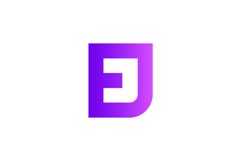 EJ JE Logo design Product Image 1
