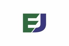 EJ logo design vector template Product Image 1