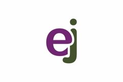 EJ logo design vector template Product Image 1
