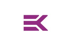EK KE Logo design Product Image 1