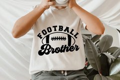 Football Brother Svg, Football Bro Svg, Biggest Fan Svg Product Image 1
