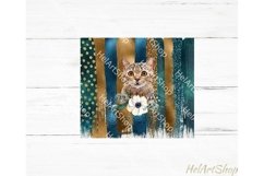 Cat Tumbler PNG | Sublimation Png Product Image 2