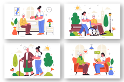10 Elderly Care Services Illustration Product Image 2