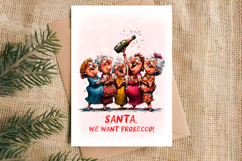 Christmas card printable Elderly ladies Funny holiday quotes Product Image 4