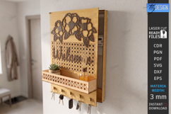 Electricity Meter Box Cover Laser Cut | Wall Decor | Pattern Product Image 7