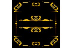 Elegance vintage cover card square composition template Product Image 1