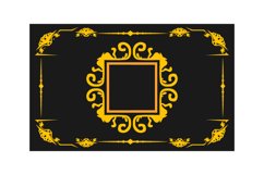 Elegance vintage paper template card design Product Image 1
