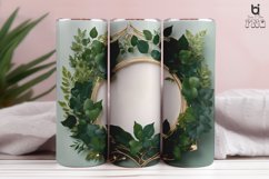 Elegant And Greenery Tumbler Sublimations Frame 3D Tumbler W Product Image 3