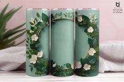 Elegant And Greenery Tumbler Sublimations Frame 3D Tumbler W Product Image 5