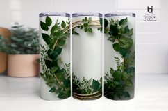 Elegant And Greenery Tumbler Sublimations Frame 3D Tumbler W Product Image 8