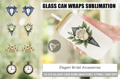 Bridal Accessories Keepsakes Glass Can Product Image 1