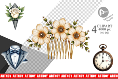 Bridal Accessories Keepsakes Clipart Product Image 1