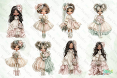 Elegant Bride Doll Clipart Bundle Product Image 8